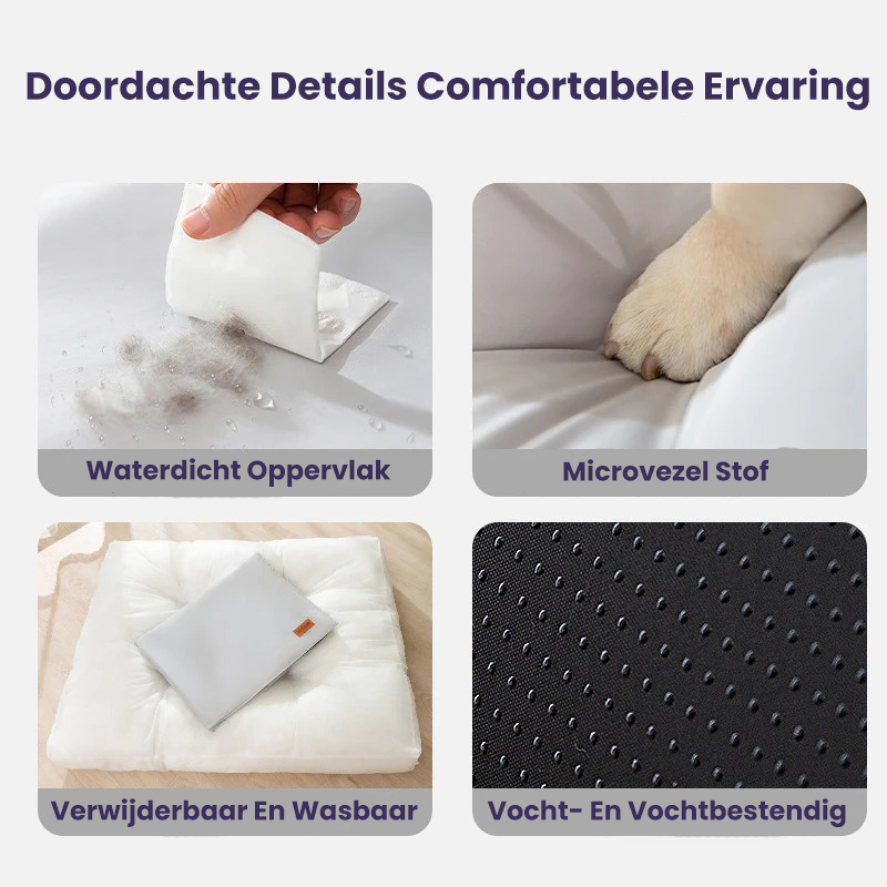 Hondenmand | Groot | Kussen | Benchmat voor honden | Hondenkussen