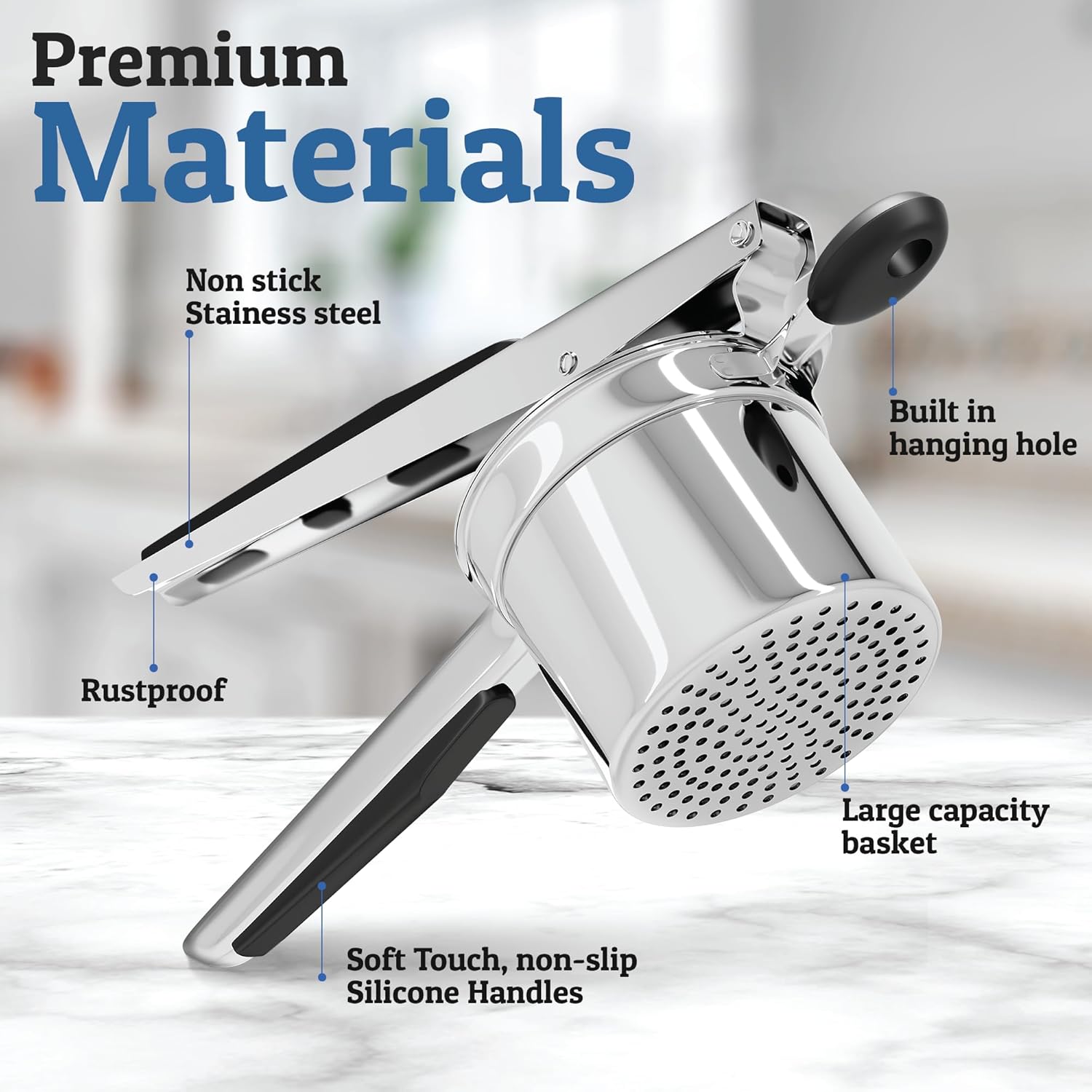 Aardappelrijper | Beste | Grote | Stamper | Aardappelpers-Boetiek Moda