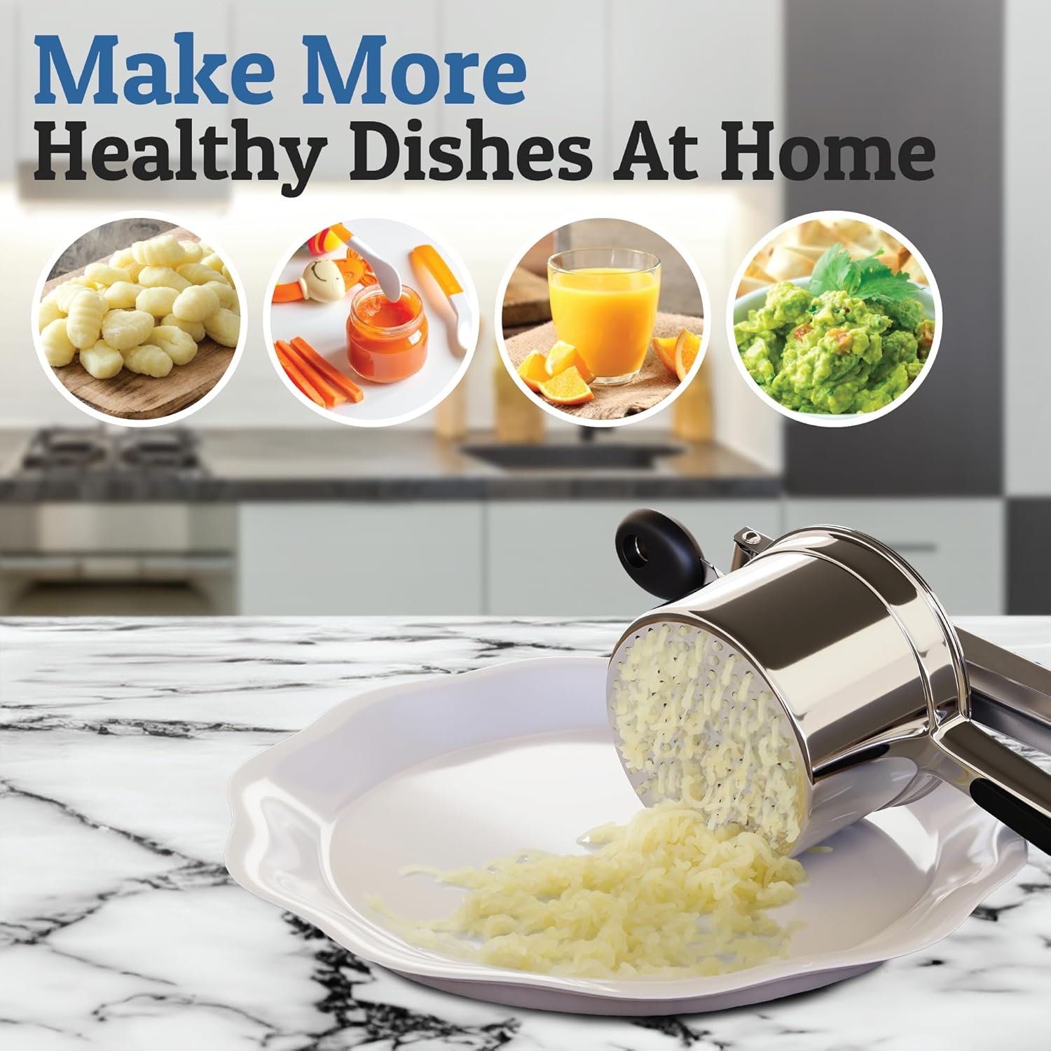 Aardappelrijper | Beste | Grote | Stamper | Aardappelpers-Boetiek Moda