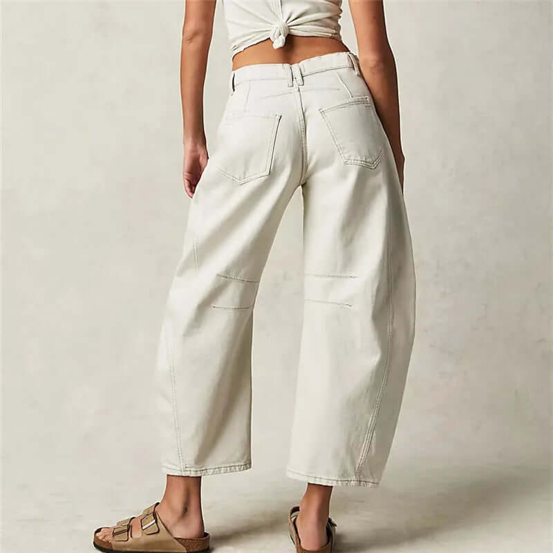 Baggy Jeans | Losse Pasvorm | Normale Taille | Utility Jeans | Damesjeans-Boetiek Moda