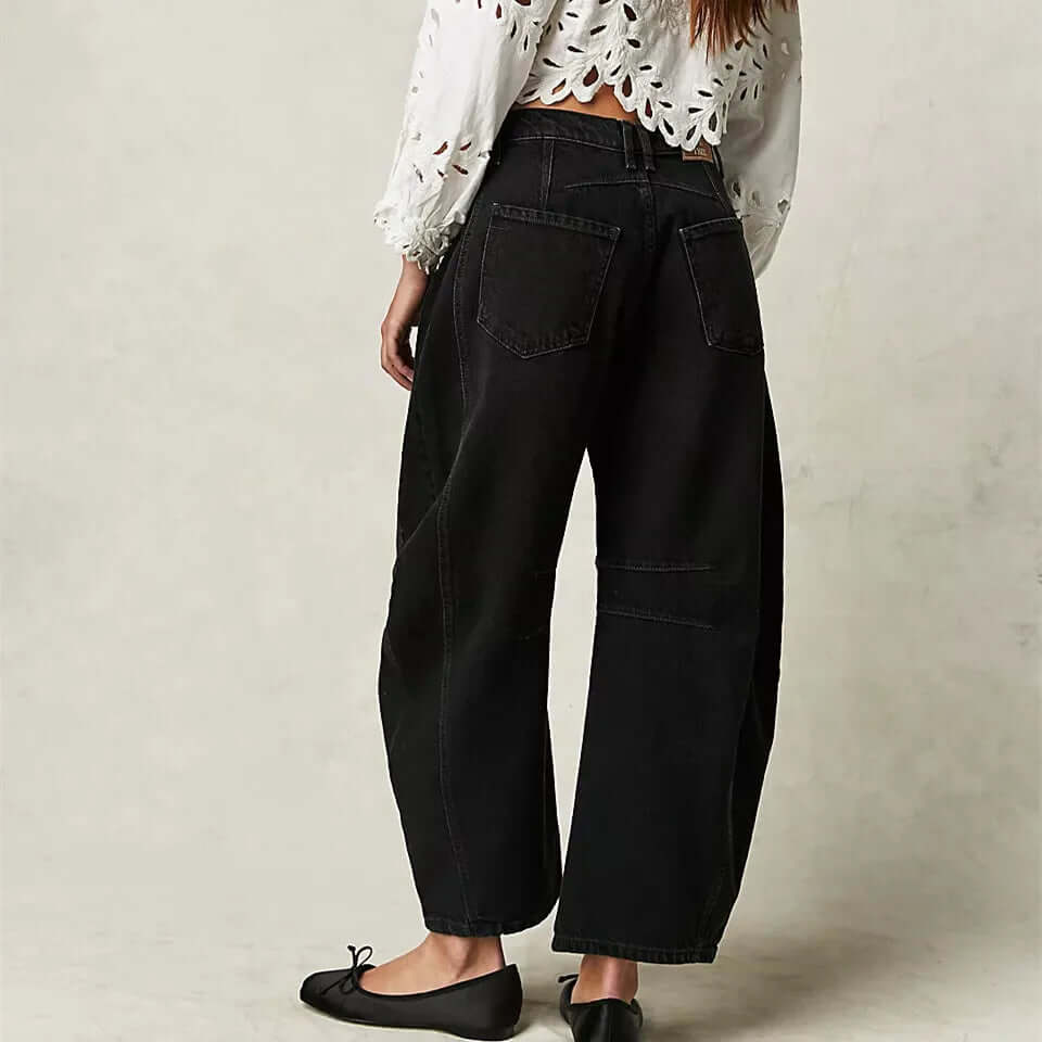Baggy Jeans | Losse Pasvorm | Normale Taille | Utility Jeans | Damesjeans-Boetiek Moda