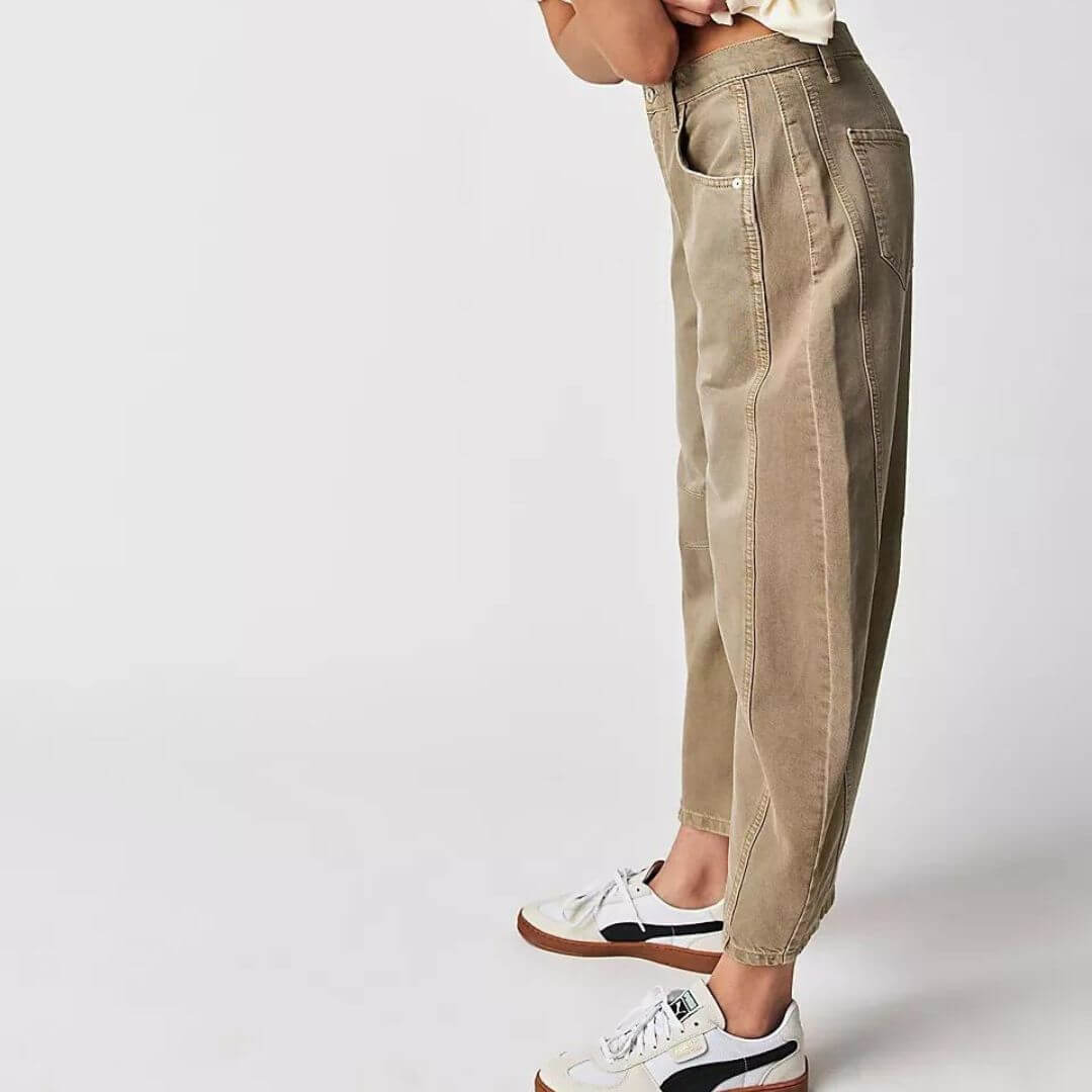 Baggy Jeans | Losse Pasvorm | Normale Taille | Utility Jeans | Damesjeans-Boetiek Moda