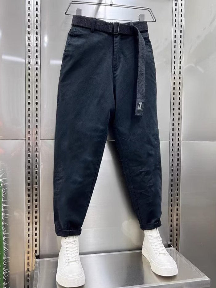 Baggy broek | Slouchy | Riem | Losvallende broek | Herenbroek-Boetiek Moda