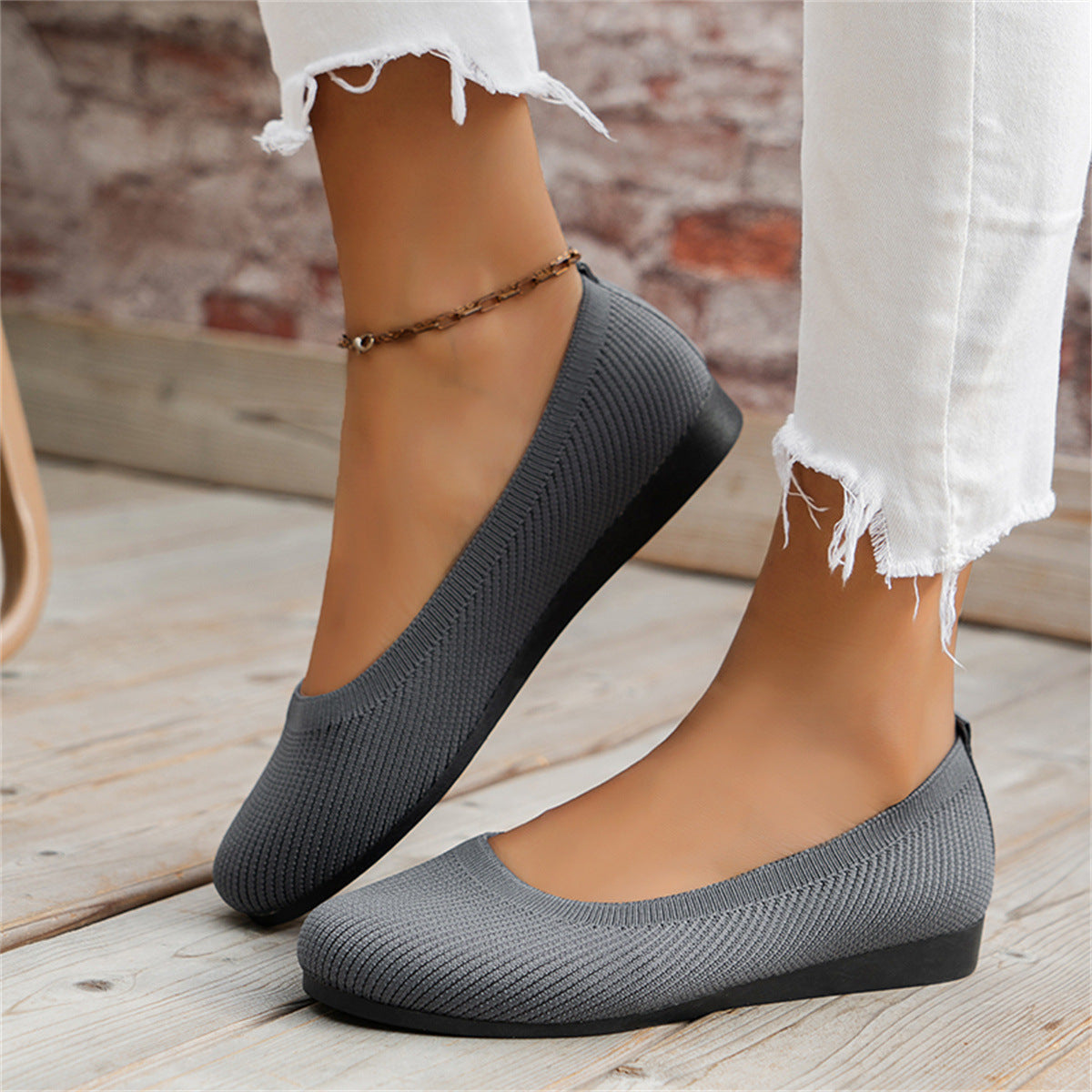 Ballerina Schoenen - Instappers - Comfortabel - Orthopedische ballerina's - Damesschoenen-Boetiek Moda