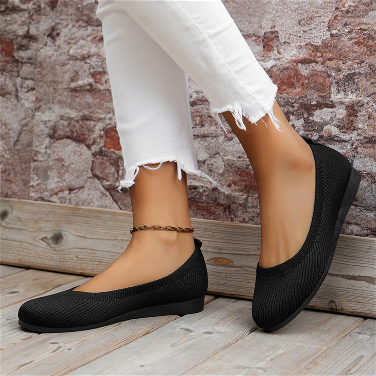 Ballerina Schoenen - Instappers - Comfortabel - Orthopedische ballerina's - Damesschoenen-Boetiek Moda