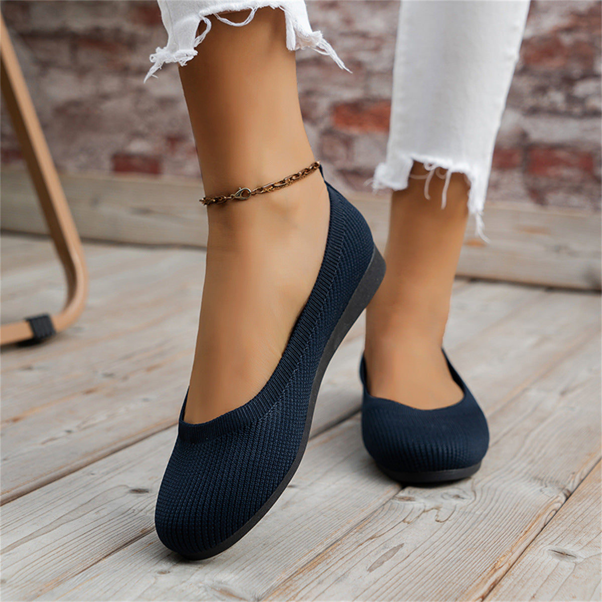 Ballerina Schoenen - Instappers - Comfortabel - Orthopedische ballerina's - Damesschoenen-Boetiek Moda