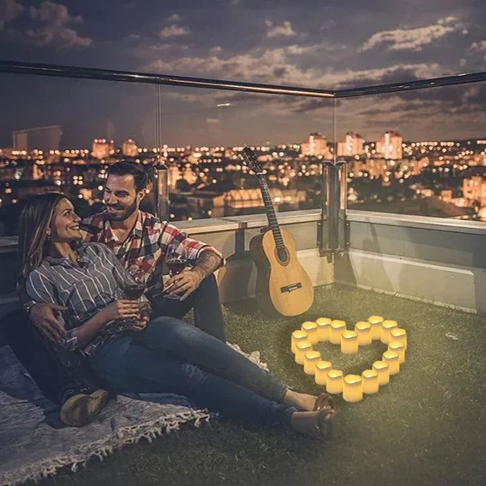 Batterijkaarsen - Elektrisch - LED - Nepkaarsen - Vlamloze Kaarsen-Boetiek Moda