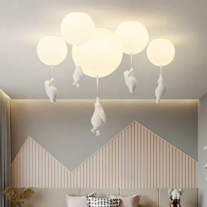 Berenlamp - Hanglamp - Kogellamp - Hanglamp - Kinderplafondlamp-Boetiek Moda