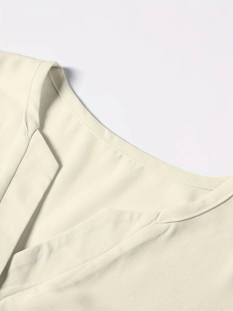 Blouse - Sheer Sleeve - Loose Fit - Lange Mouw Tops - Dameskleding-Boetiek Moda