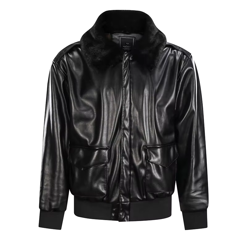 Bomberjack | Vintage | Kunstleer | Leren bomberjack | Herenjassen-Boetiek Moda