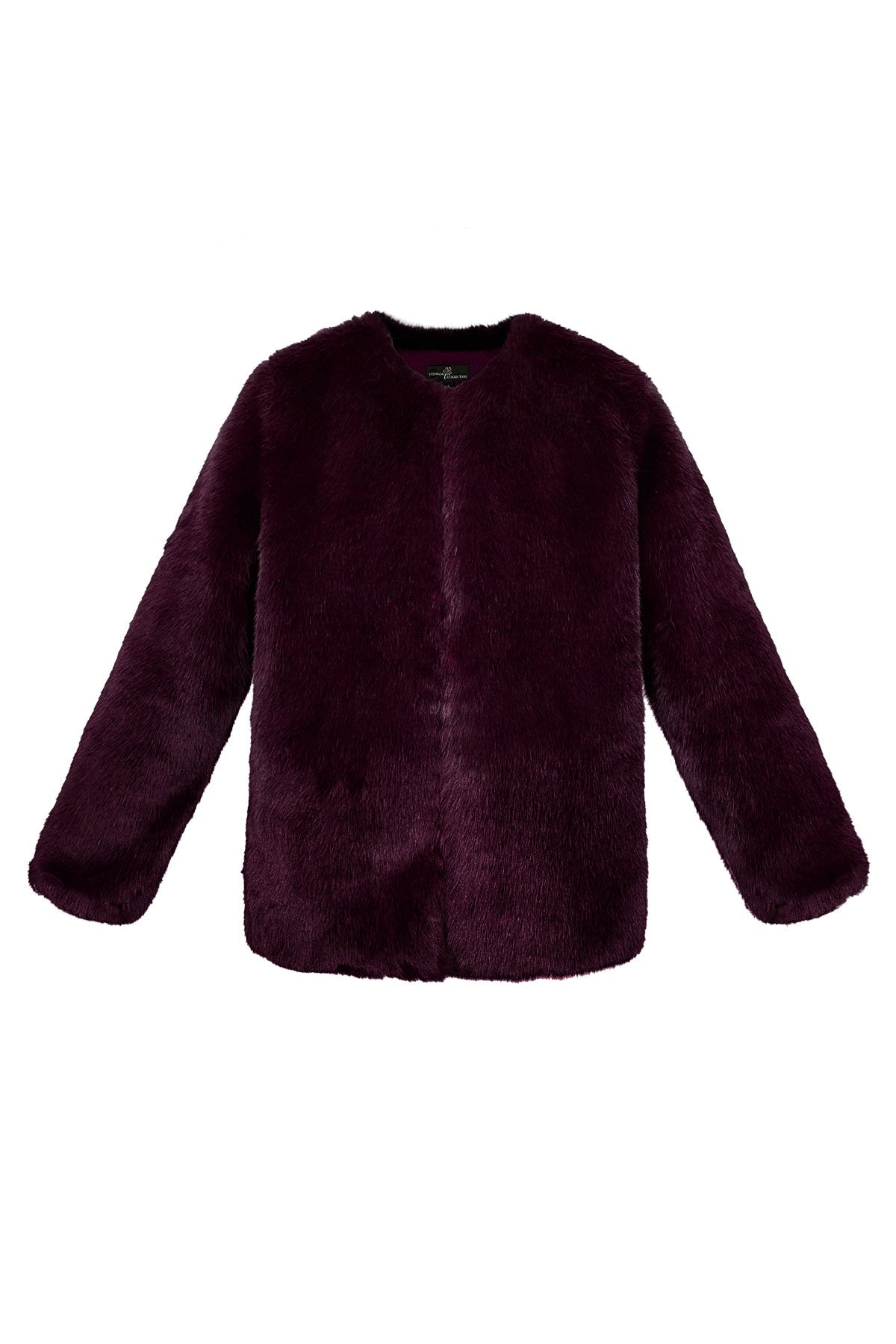 Bontjas - Fluffy bontjas voor dames in de winter-Boetiek Moda