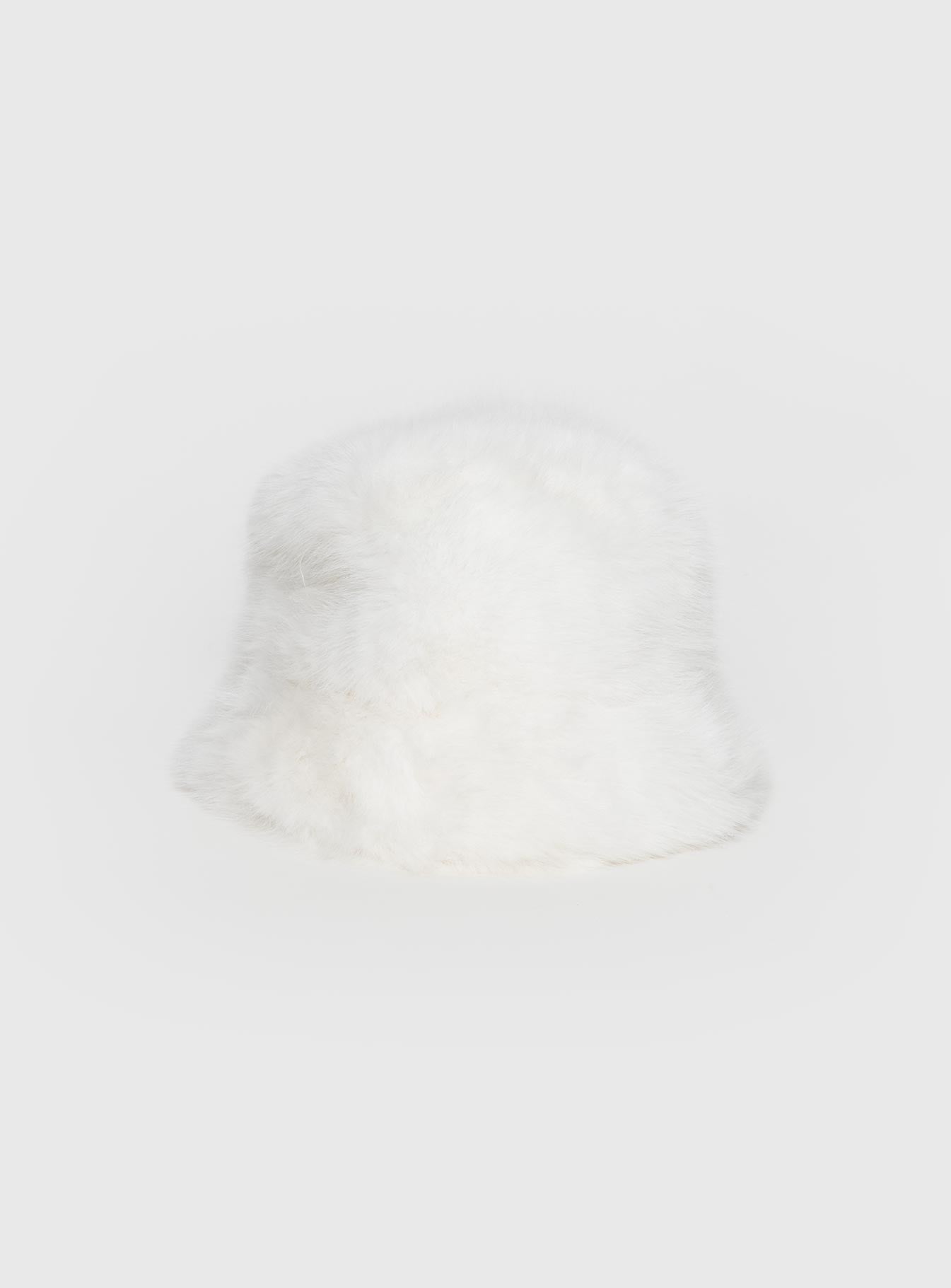 Bontmuts | Wit | Bont | Wintermuts | Vrouwenmuts-Boetiek Moda