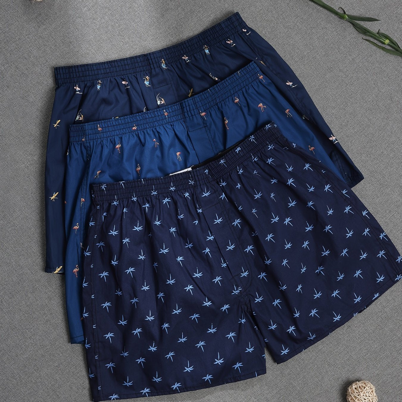 Boxershorts set - 3-pack boxershorts van katoen voor mannen-Boetiek Moda