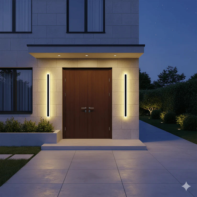 Buiten Wandlamp | Lang | Buitenlamp | Moderne Buiten Wandlampen | Wandlampen Buiten-Boetiek Moda