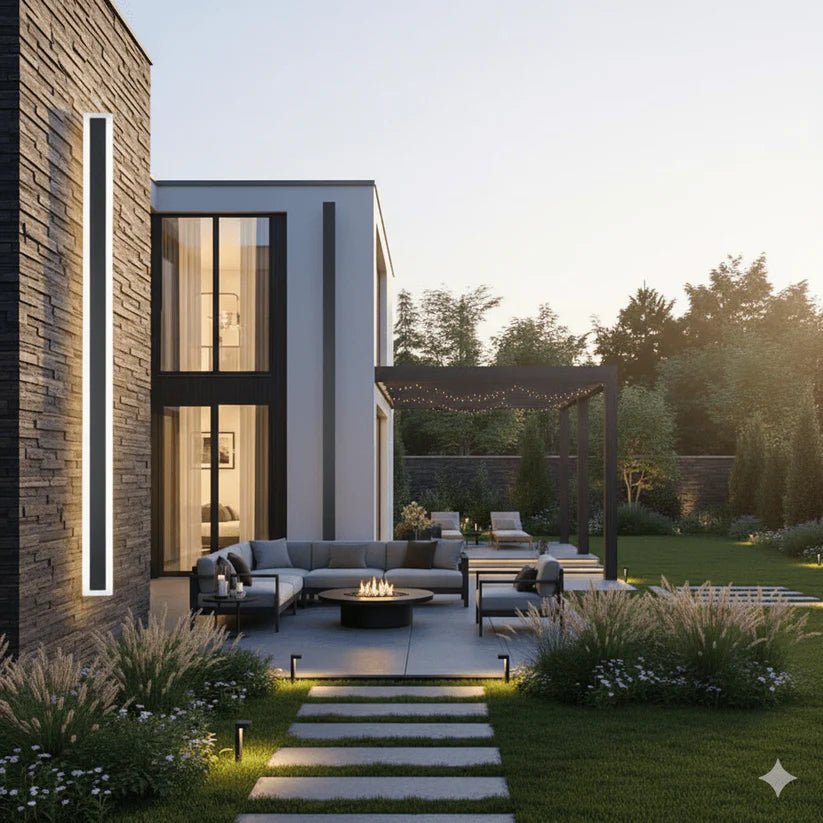 Buiten Wandlamp | Lang | Buitenlamp | Moderne Buiten Wandlampen | Wandlampen Buiten-Boetiek Moda