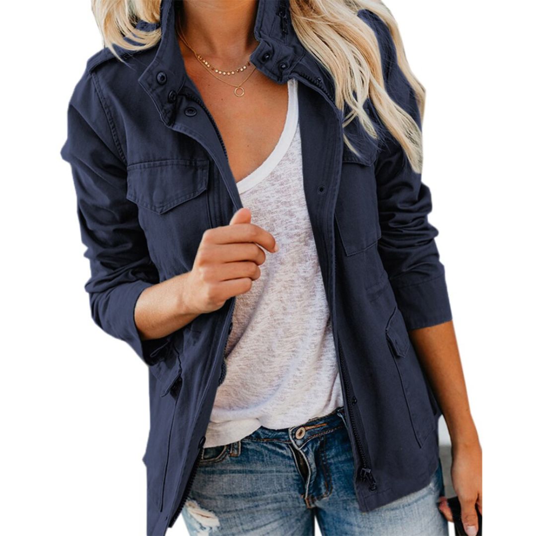 Cargo Jas - Lichtgewicht - Zomerjas - Parka Jas - Damesjas-Boetiek Moda