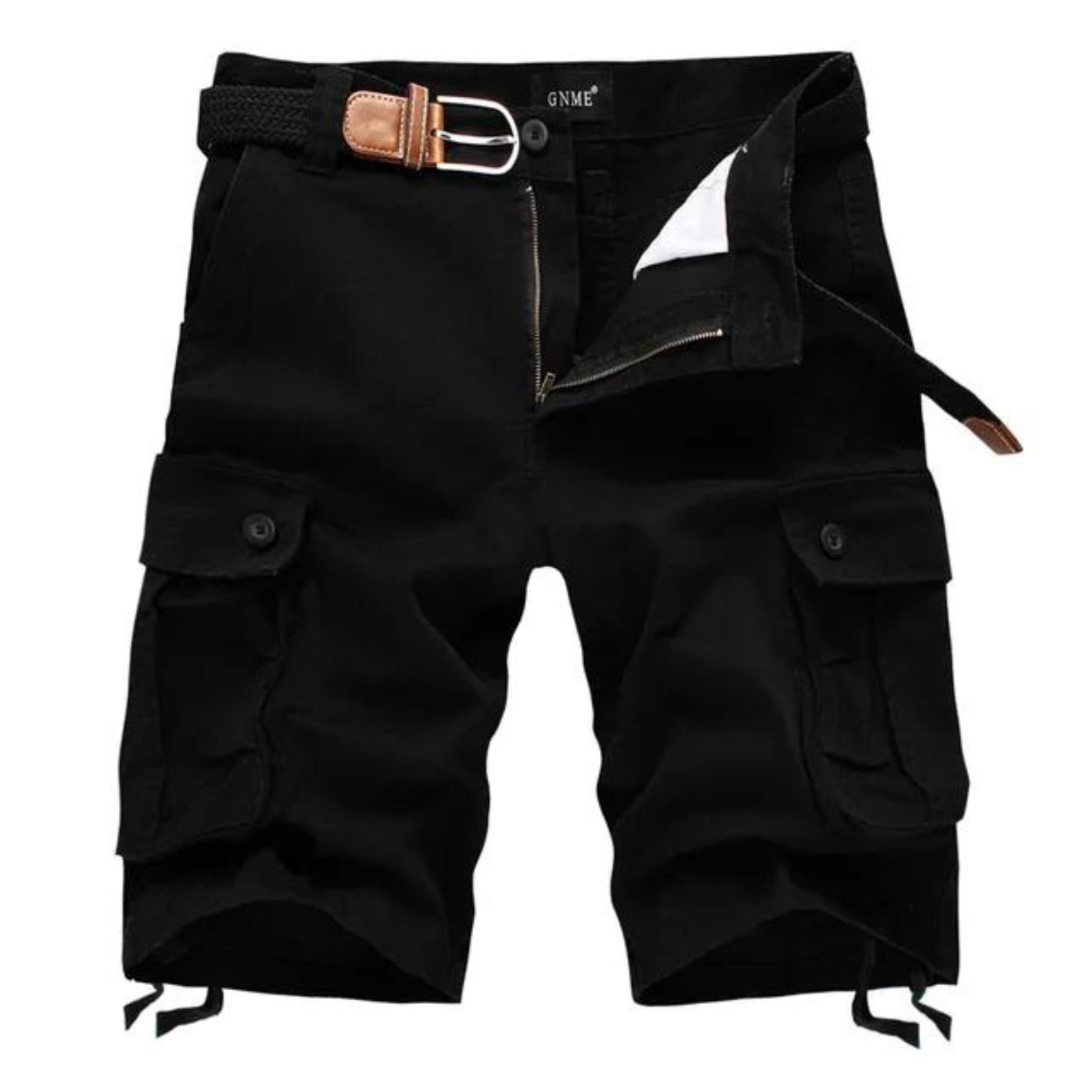 Cargo-short - Lange tactische vrijetijdsshorts voor mannen met riem-Boetiek Moda