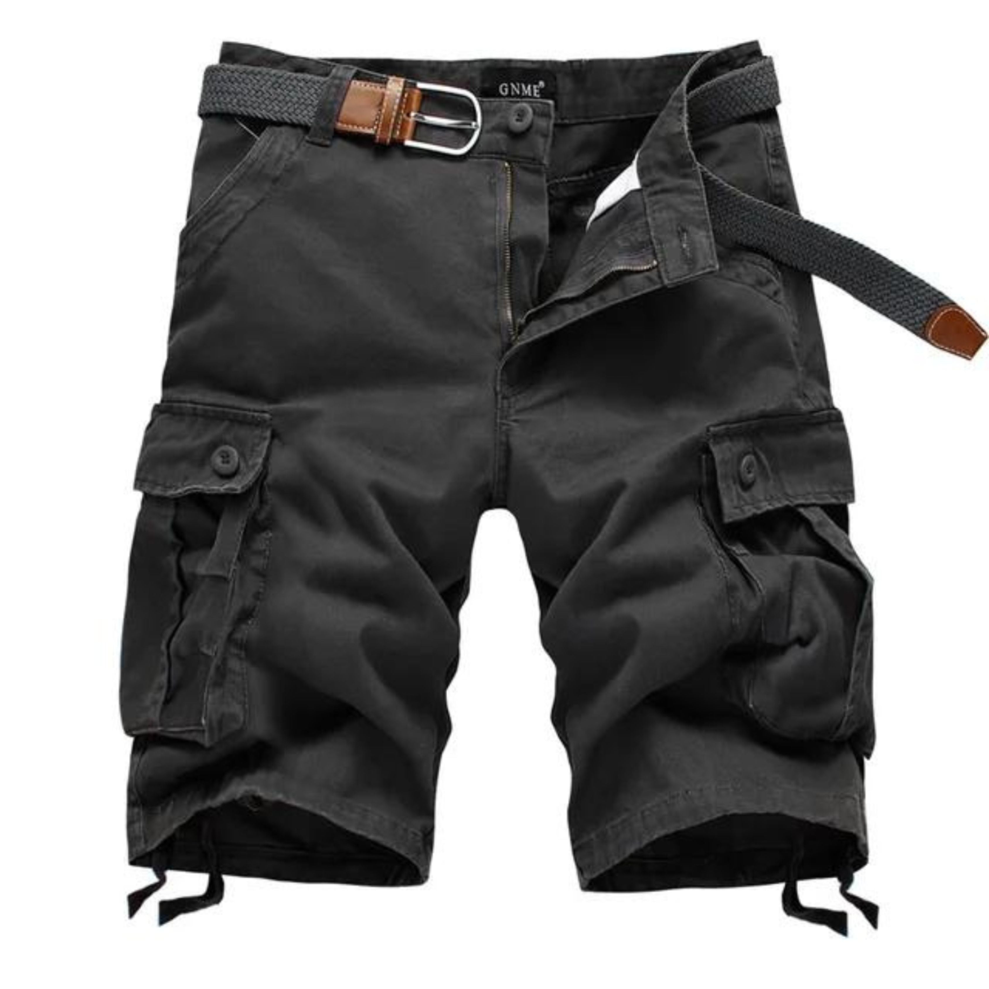 Cargo-short - Lange tactische vrijetijdsshorts voor mannen met riem-Boetiek Moda