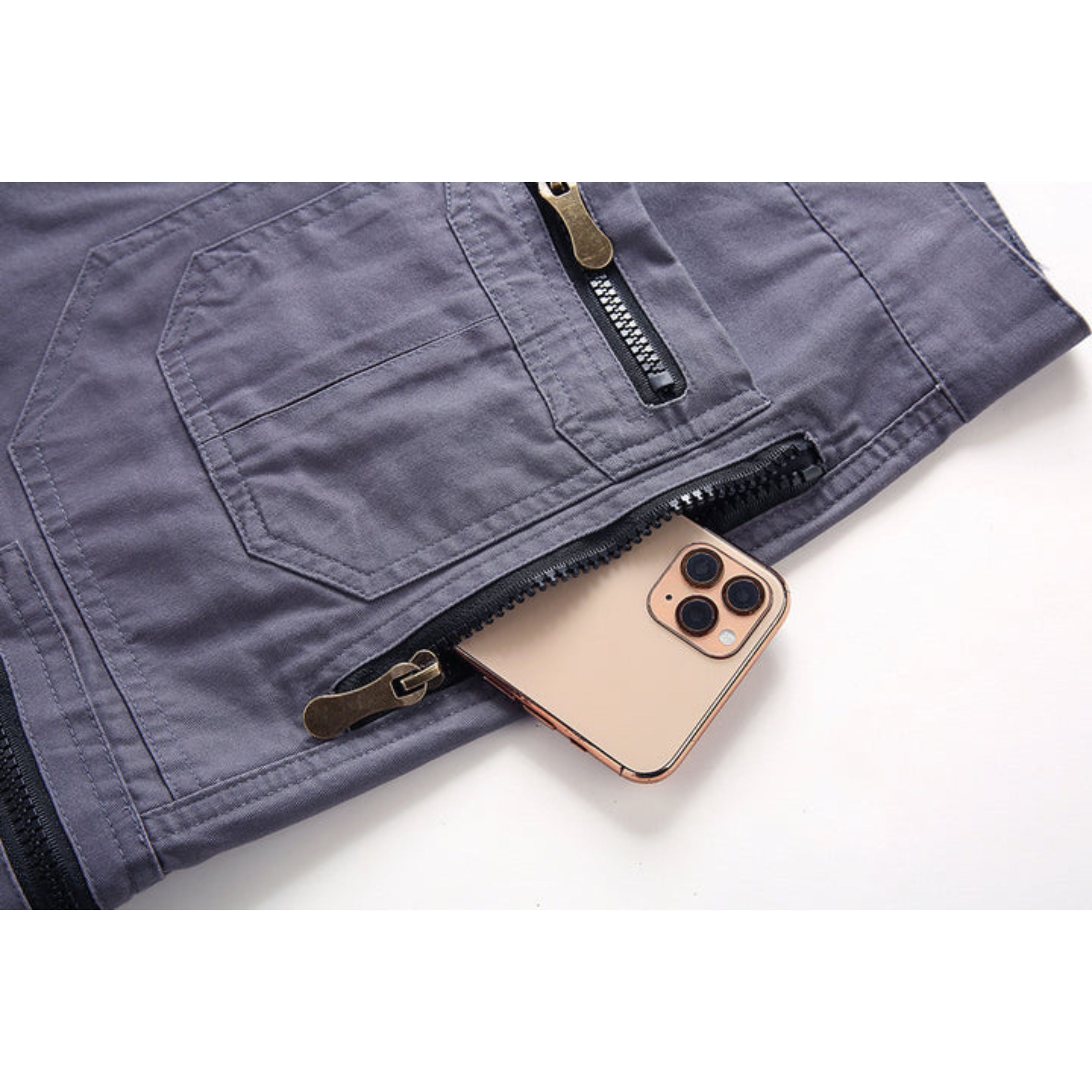 Cargoshorts | Vrijetijdskleding | Zakken | Lange shorts | Capribroeken voor mannen-Boetiek Moda