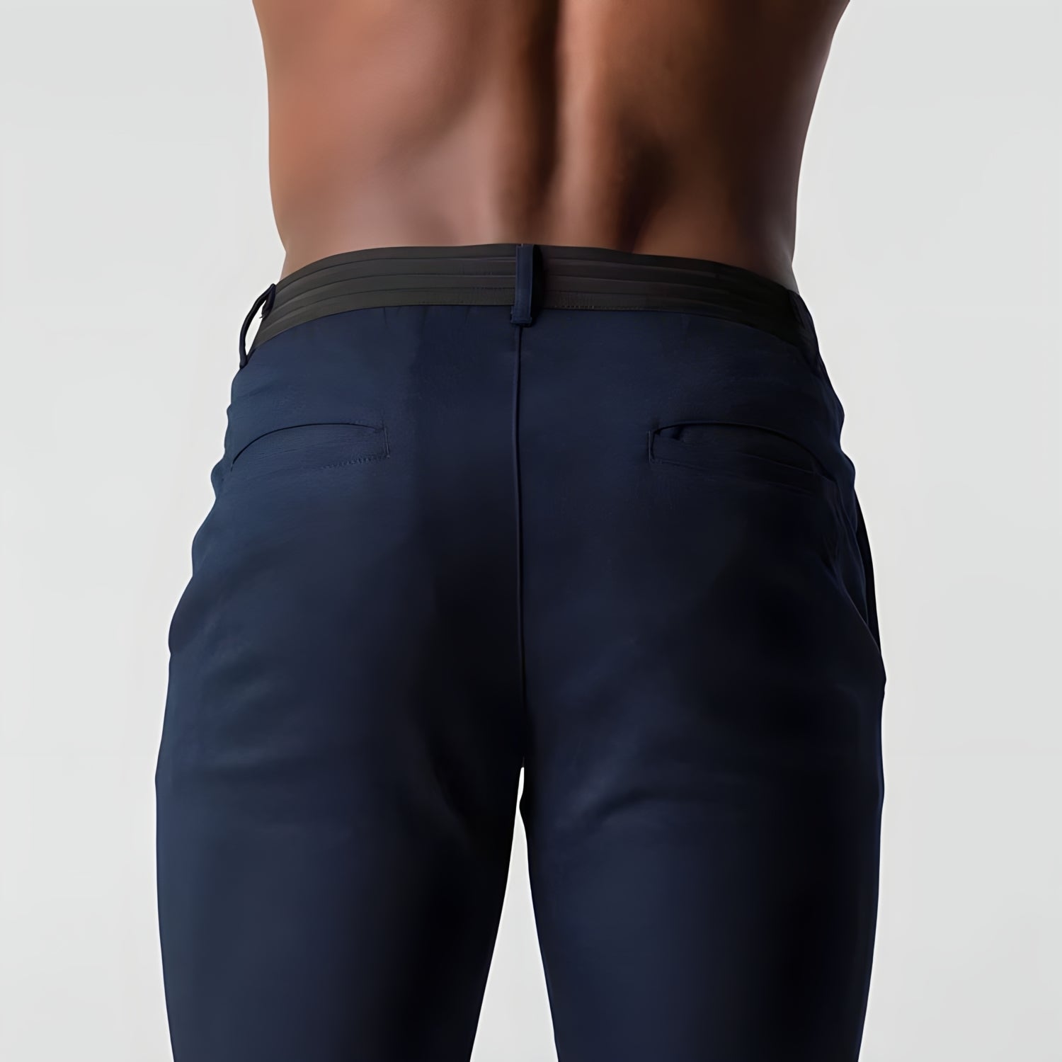 Chino Broek | Elastische Taille | Stretchy | Skinny Chinos | Heren Chinos-Boetiek Moda