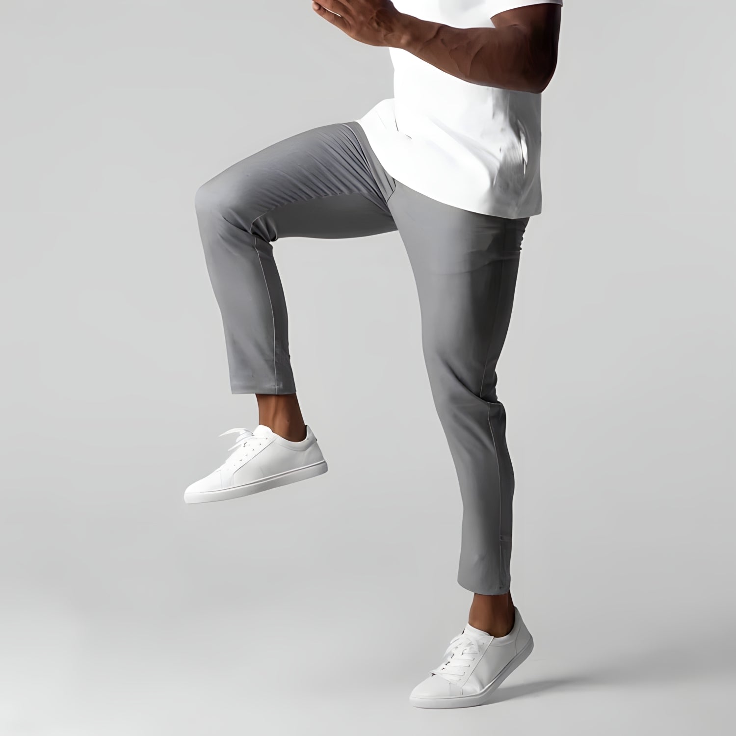 Chino Broek | Elastische Taille | Stretchy | Skinny Chinos | Heren Chinos-Boetiek Moda