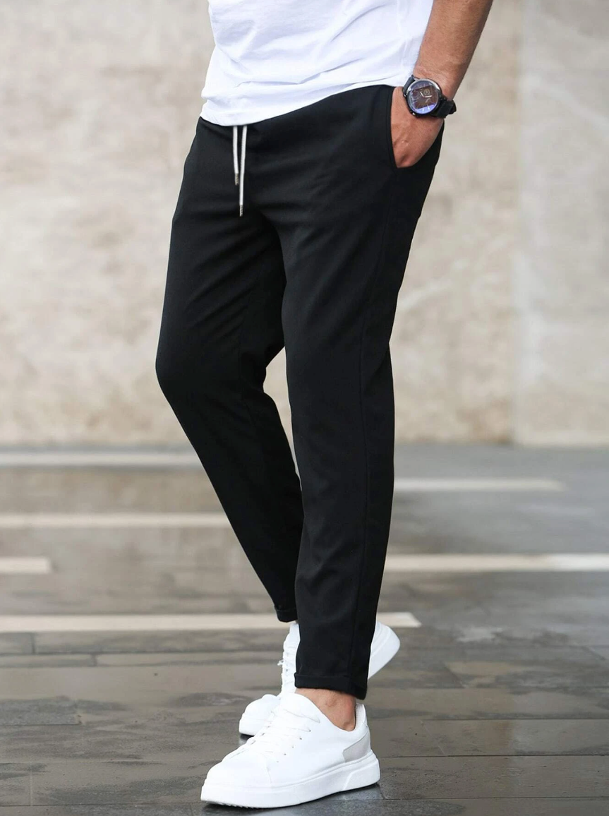 Chino Broek - Heren Casual Skinny Stretch Chino Broek-Boetiek Moda