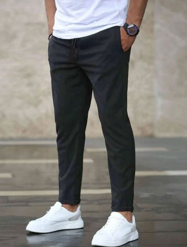 Chino Broek - Heren Casual Skinny Stretch Chino Broek-Boetiek Moda