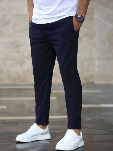 Chino Broek - Heren Casual Skinny Stretch Chino Broek-Boetiek Moda