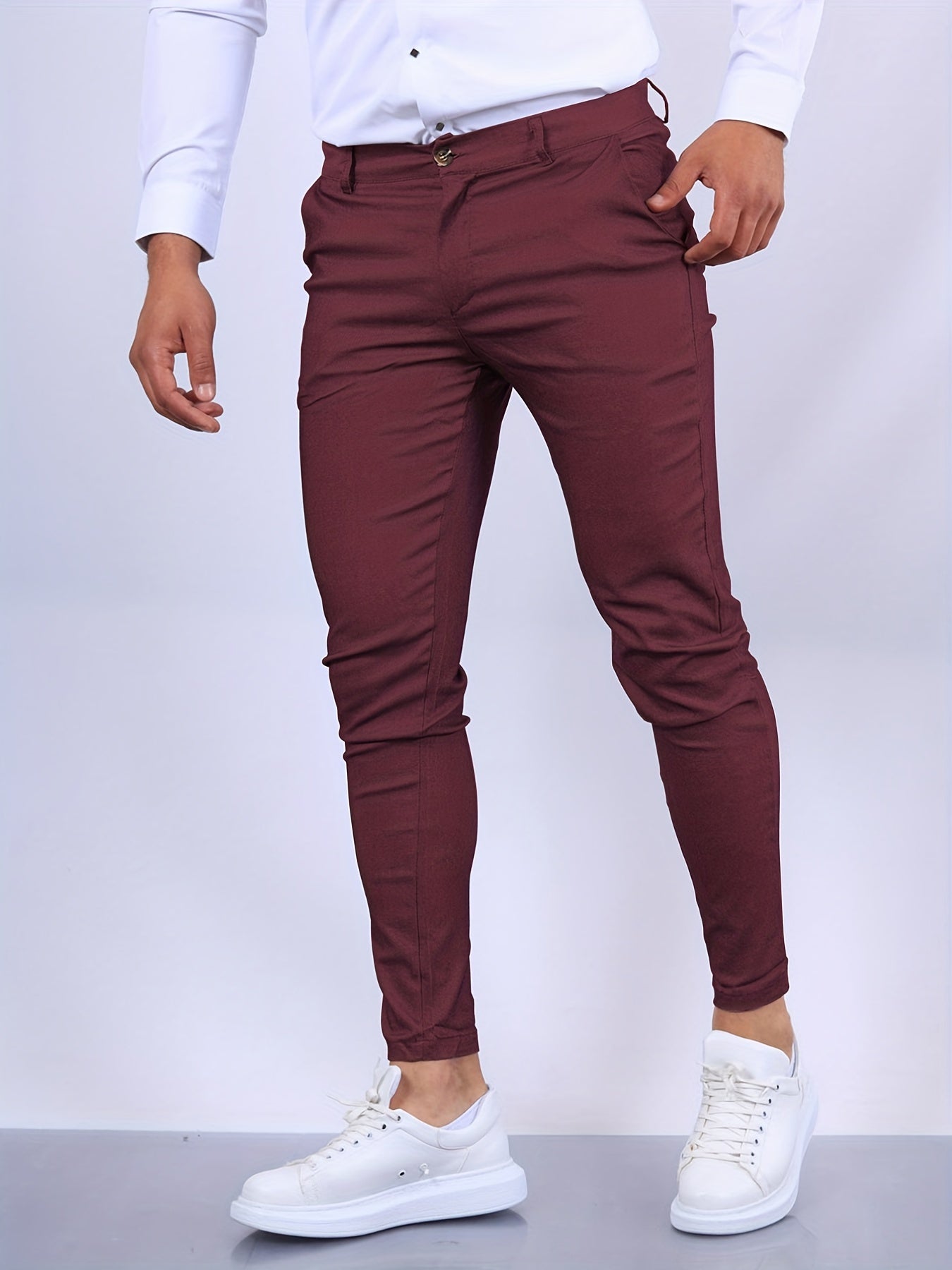 Chino Broeken | Slim fit | Business casual | Skinny chino's | Herenbroeken-Boetiek Moda