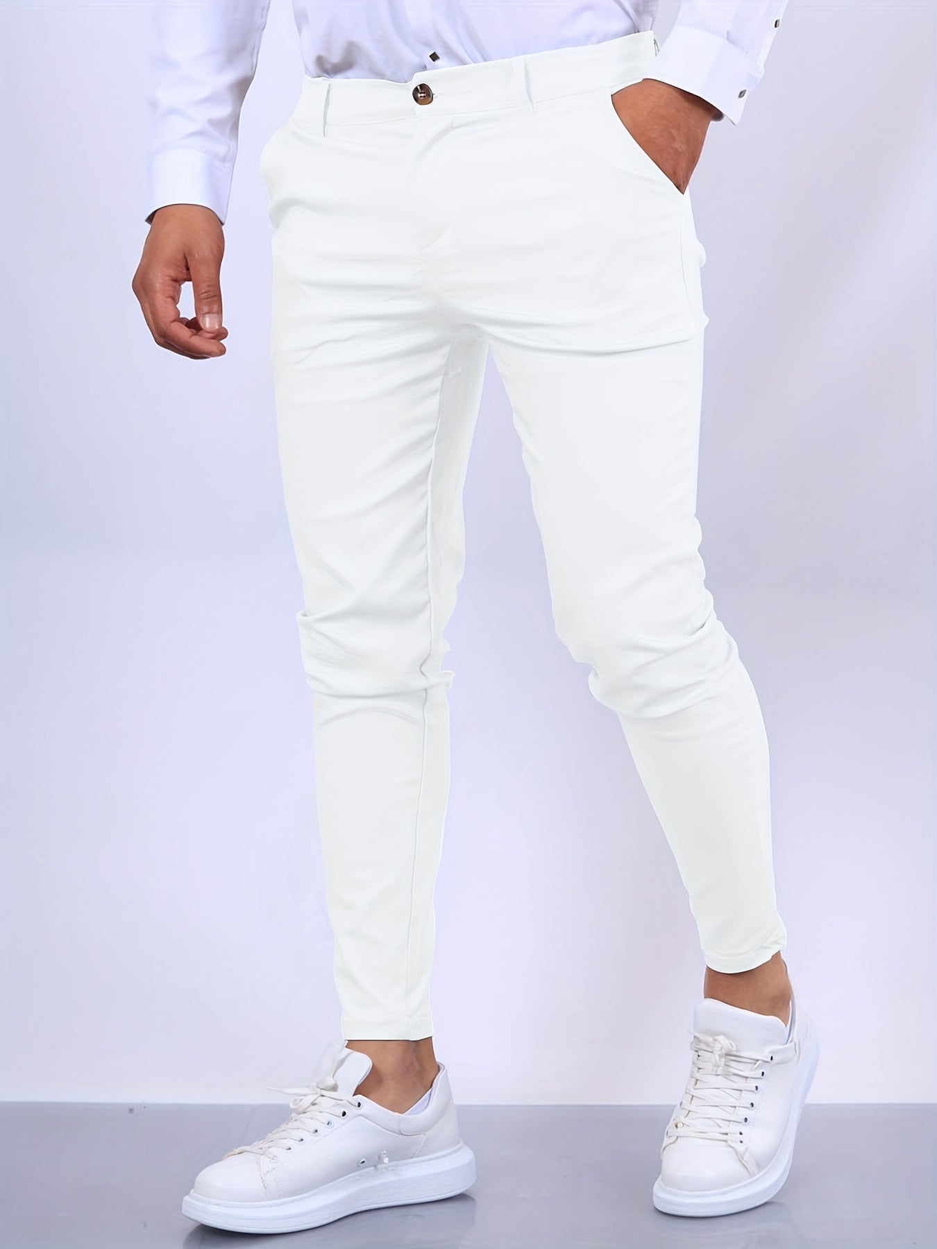 Chino's | Slim Fit | Stretch | Chino broeken | Skinny chino's voor mannen-Boetiek Moda