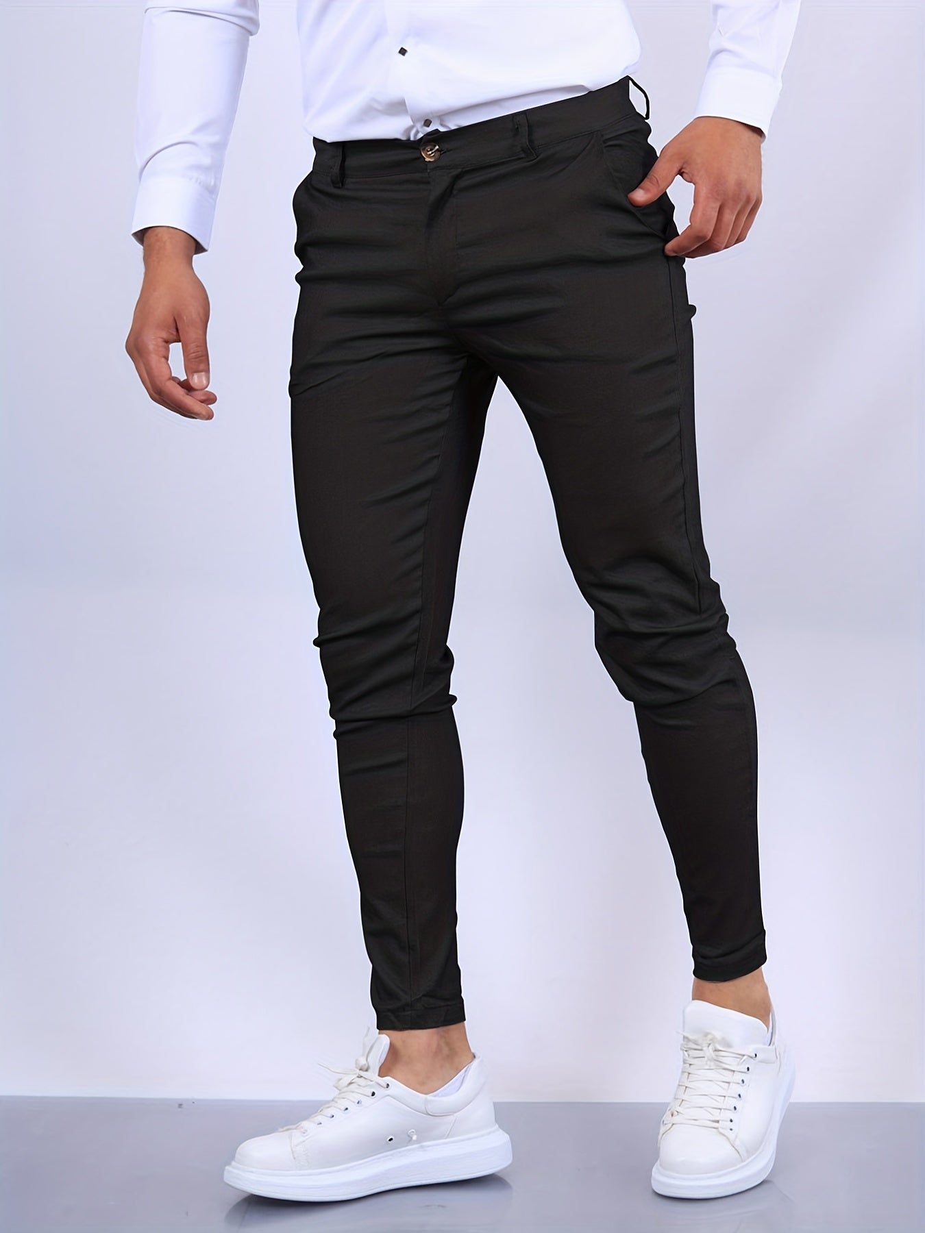Chino's | Slim Fit | Stretch | Chino broeken | Skinny chino's voor mannen-Boetiek Moda