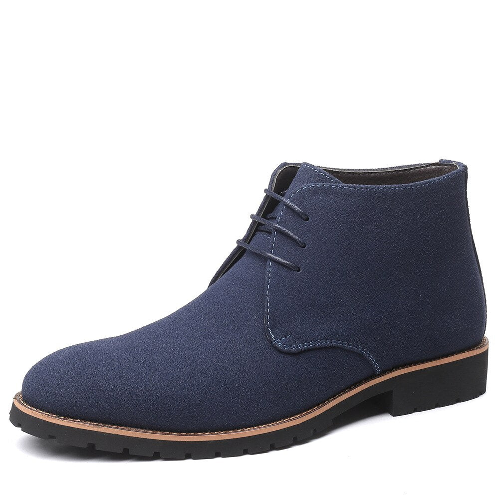 Chukka-laarzen - Elegante casual suède veterschoenen voor heren-Boetiek Moda