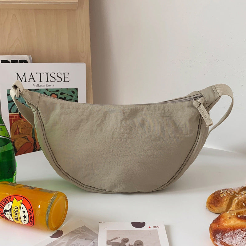 Crossbody tas - Vrouwen Halve Maan Schoudertas met Verstelbare Riem-Boetiek Moda