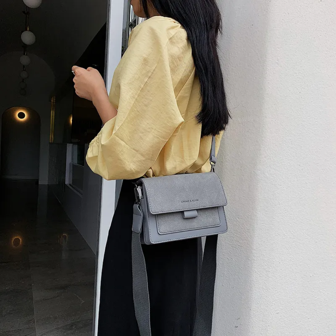 Crossbodytas - Rechthoekige minitas voor dames met verstelbare riem-Boetiek Moda