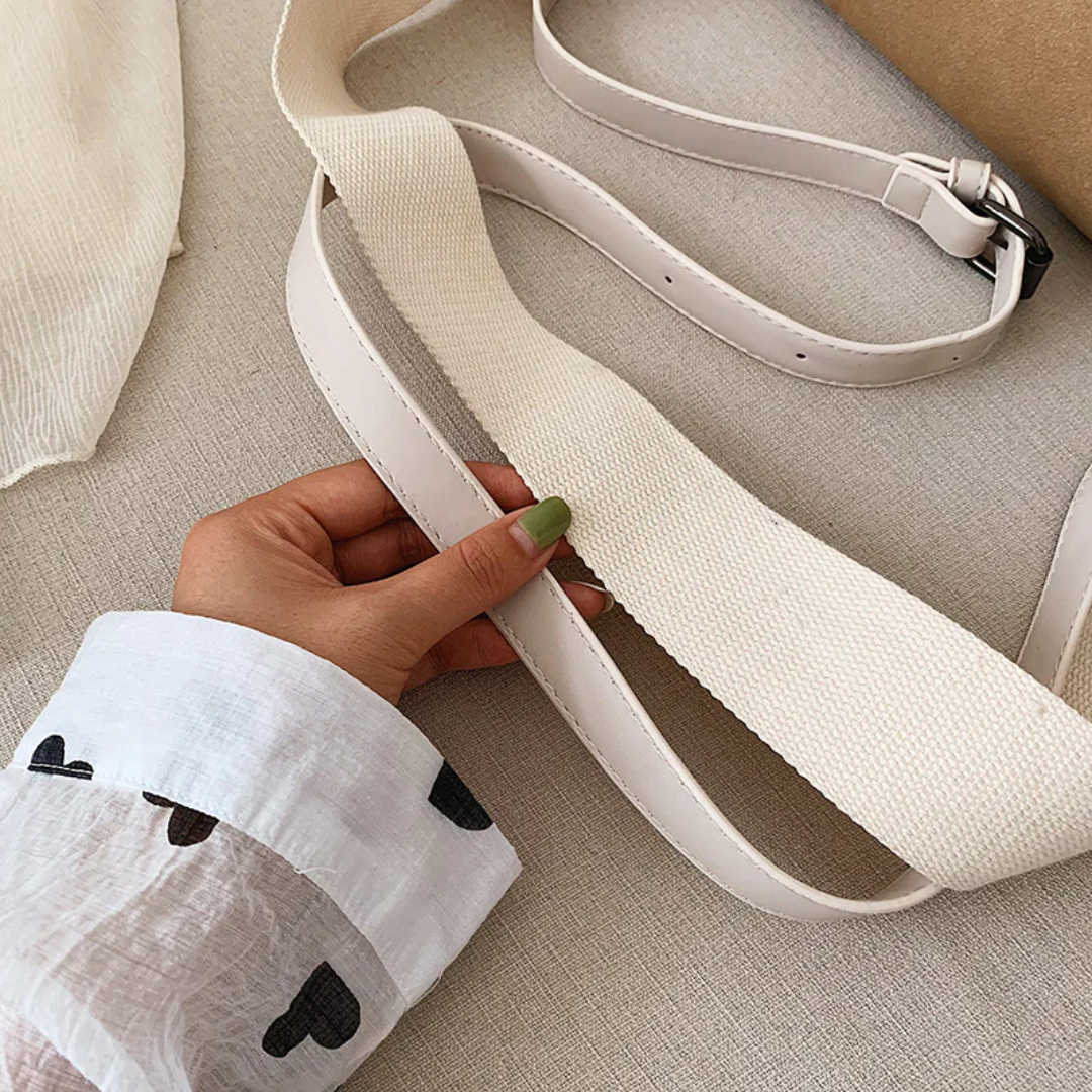 Crossbodytas - Rechthoekige minitas voor dames met verstelbare riem-Boetiek Moda