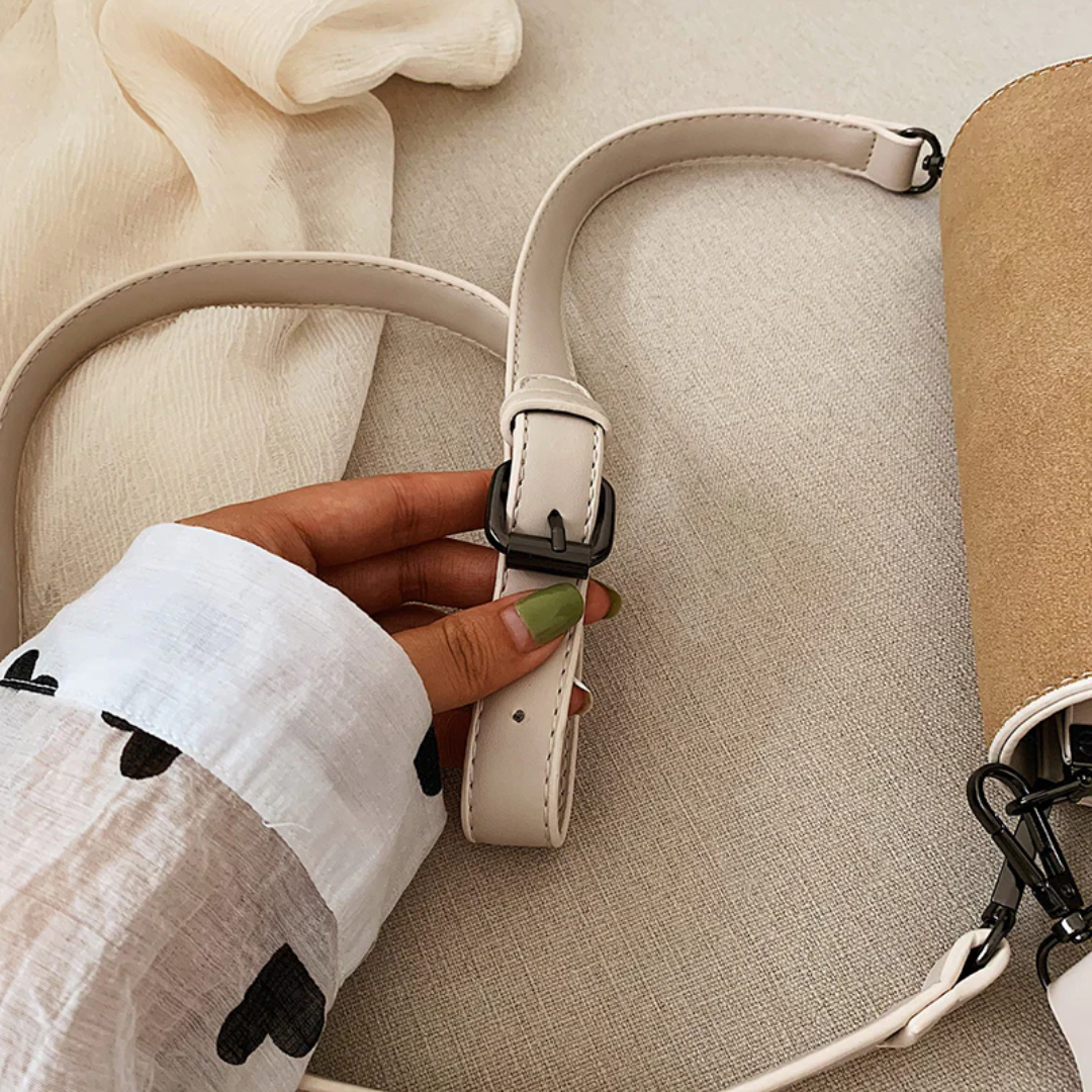 Crossbodytas - Rechthoekige minitas voor dames met verstelbare riem-Boetiek Moda