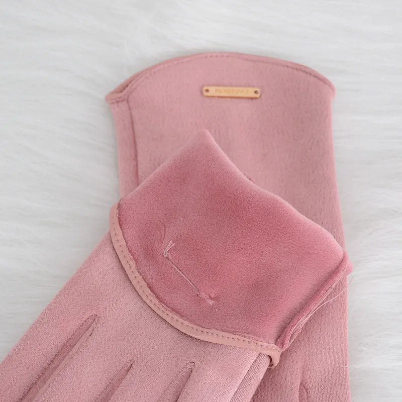 Dameshandschoenen - Warm - Suède - Touchscreenhandschoenen - Winterhandschoenen-Boetiek Moda