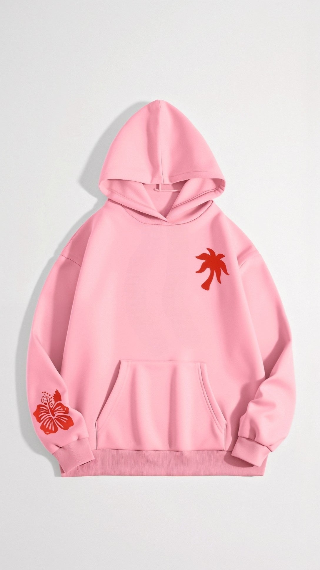 Dameshoodie - Bedrukt - Comfortabel - Pulloverhoodie - Oversized hoodie-Boetiek Moda