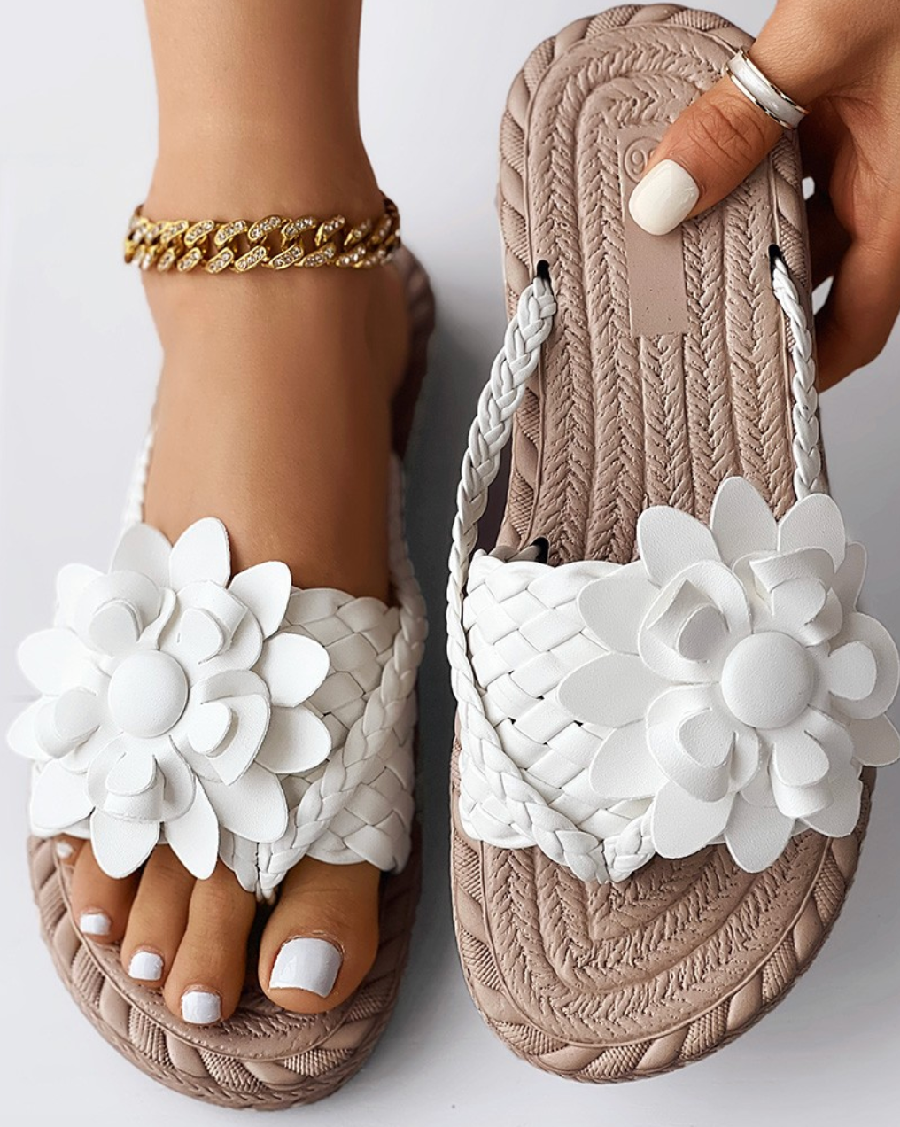 Damesslippers | Ergonomische | Slippers | Slip-On Sandalen | Strawsandalen-Boetiek Moda