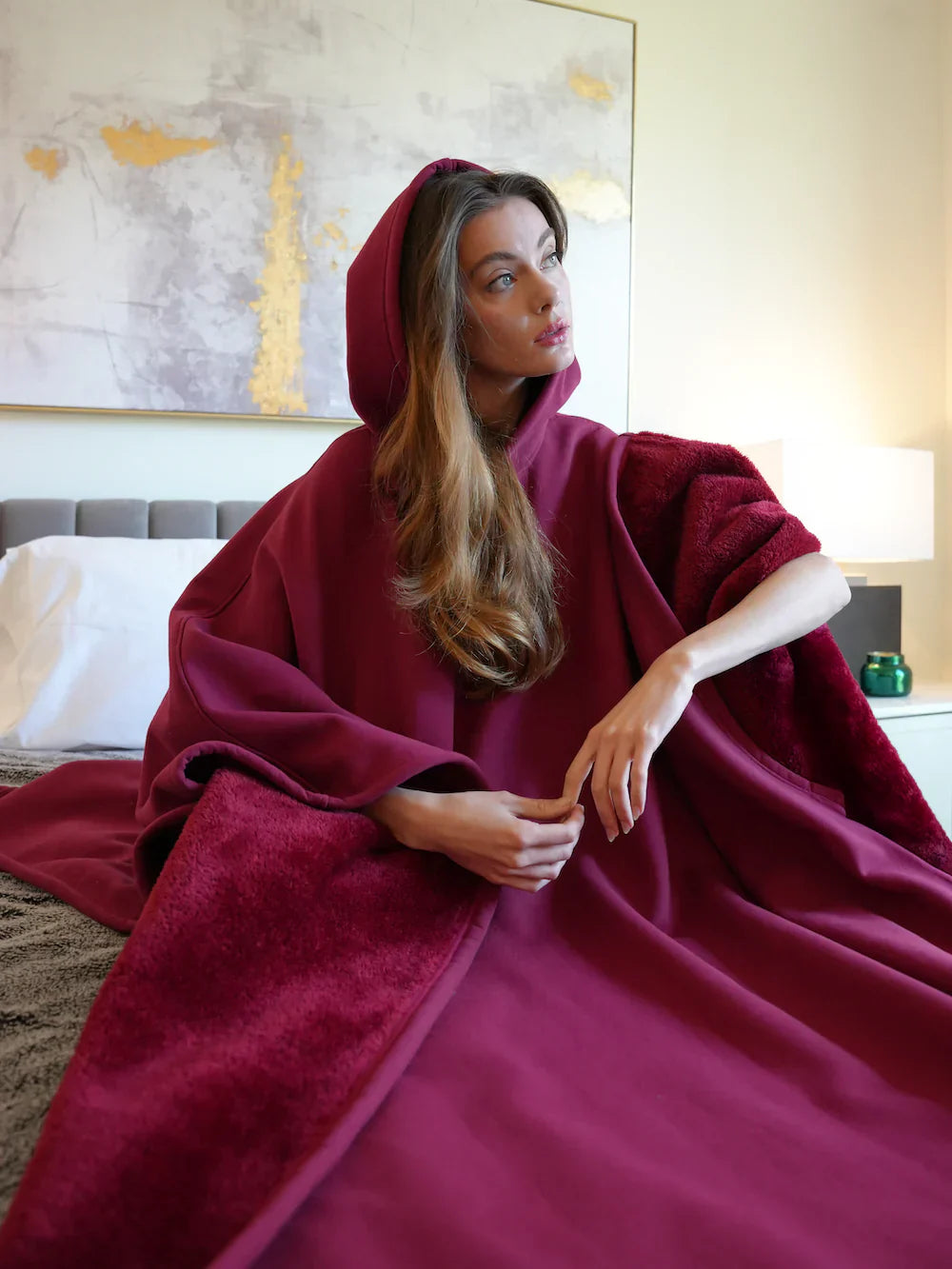 Dekenhoodie | Comfortabel | Oversized | Snuddie | Loungewear-Boetiek Moda