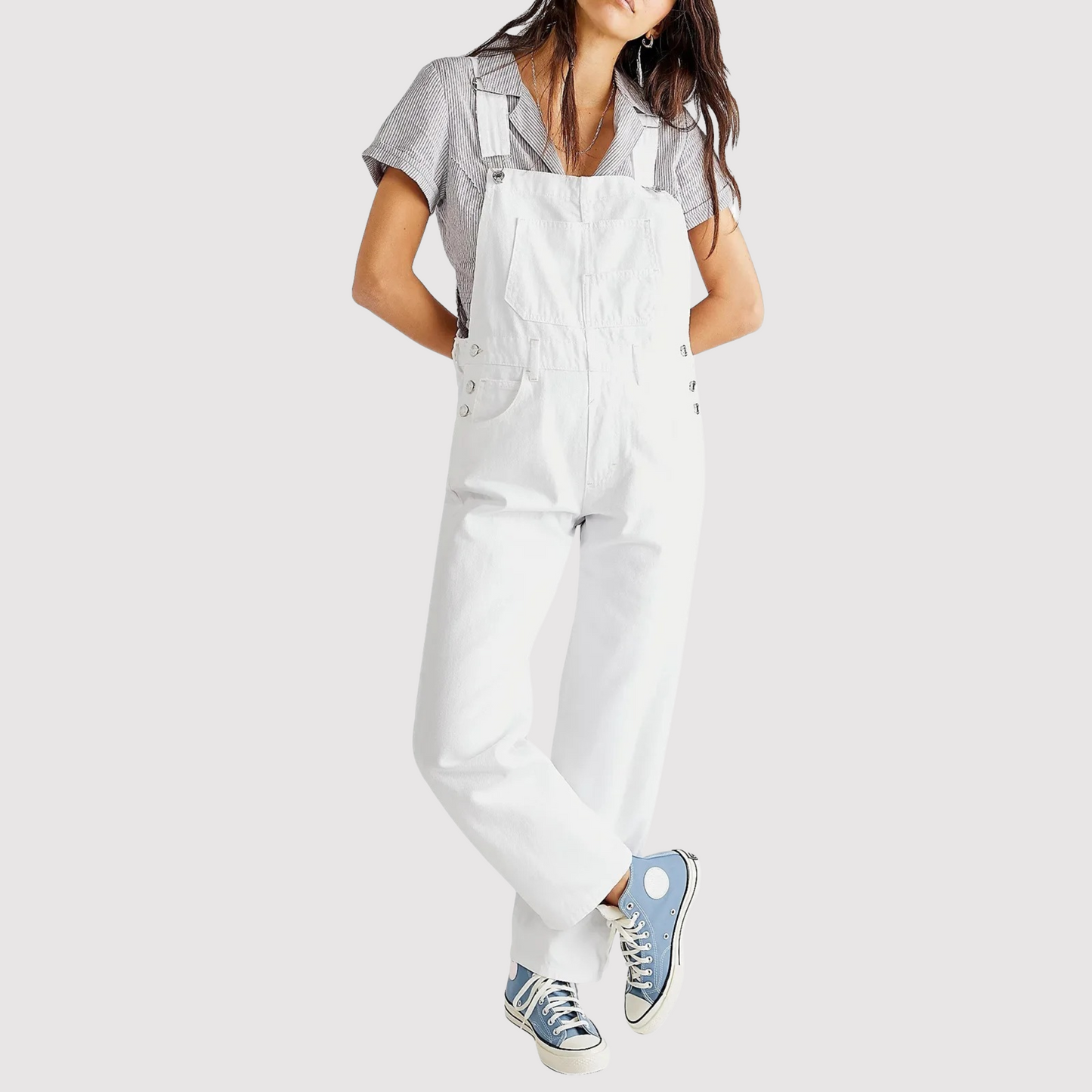 Denim Overalls | Loose Fit | Rechte Pijp | Overalls | Dames Coltruien-Boetiek Moda