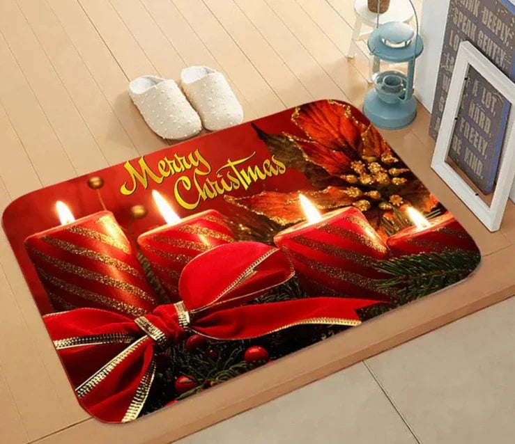 Deurmat - Antislip Kerst Decor Grappig Kerstman Tapijt-Boetiek Moda