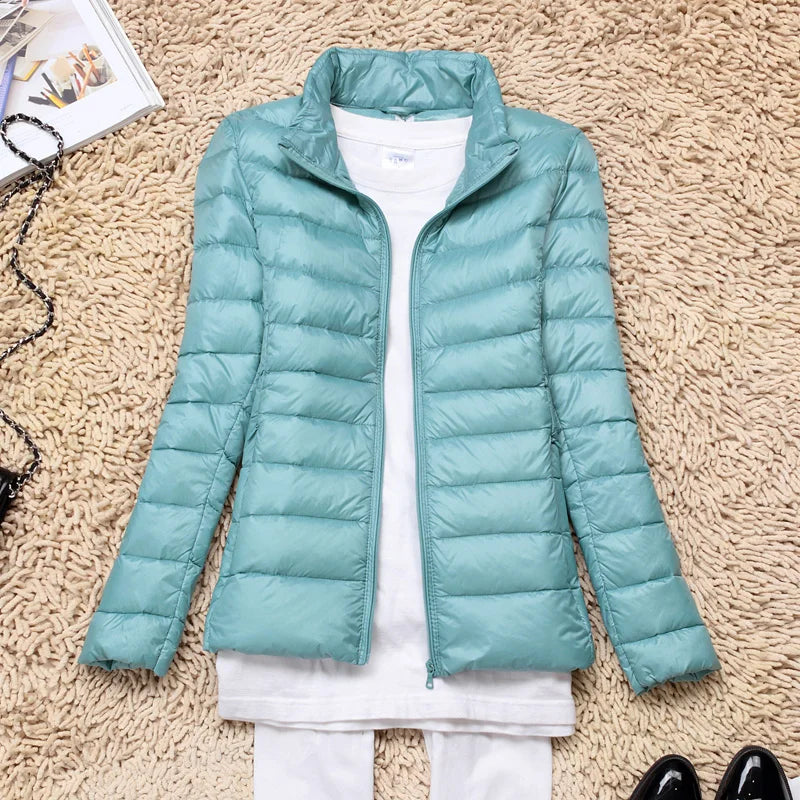 Donsjack | Capuchon | Lichtgewicht | Pufferjas | Winterjassen Vrouwen-Boetiek Moda