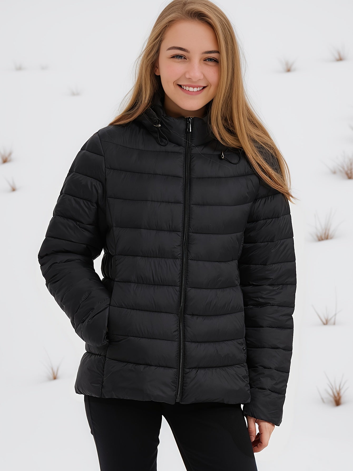 Donsjack | Capuchon | Lichtgewicht | Pufferjas | Winterjassen voor dames-Boetiek Moda