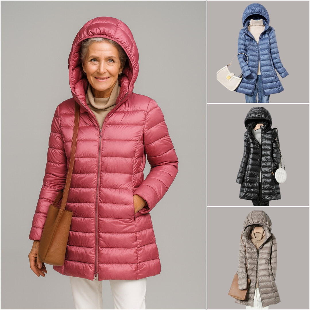 Donsjack - Lichtgewicht - Met capuchon - Pufferjack - Winterjas voor dames-Boetiek Moda