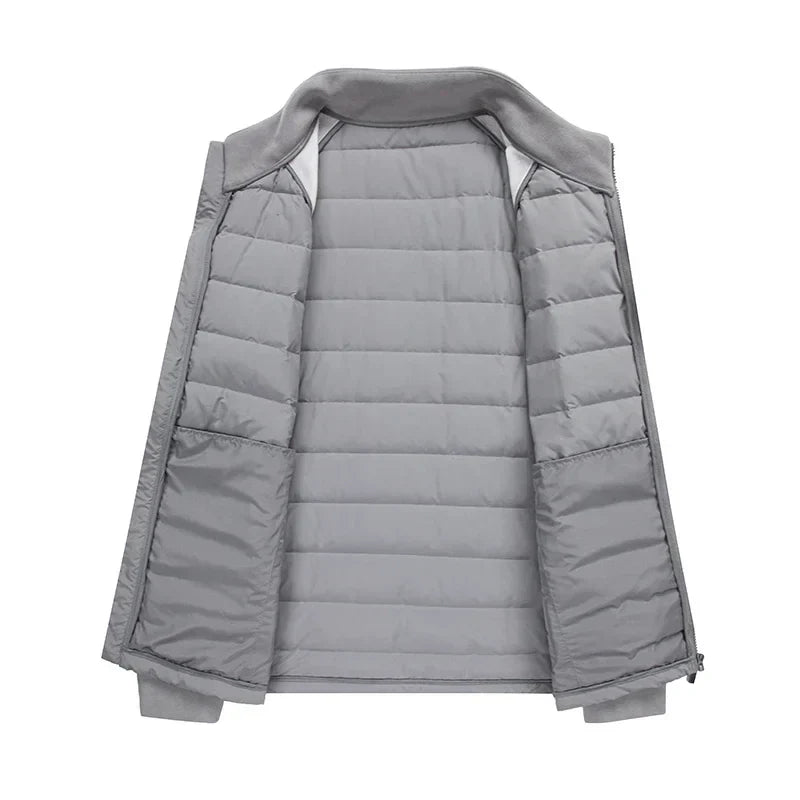 Donsjack - Lichtgewicht winterjack met rits voor heren-Boetiek Moda