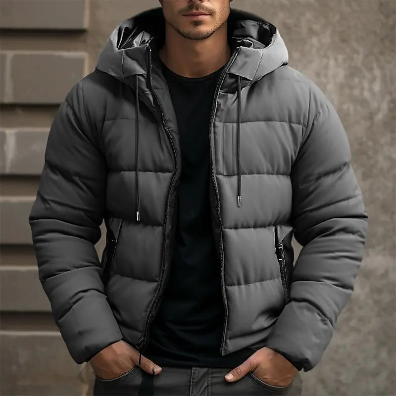 Donsjack - Warm - Capuchon - Winterjas - Pufferjack voor heren-Boetiek Moda