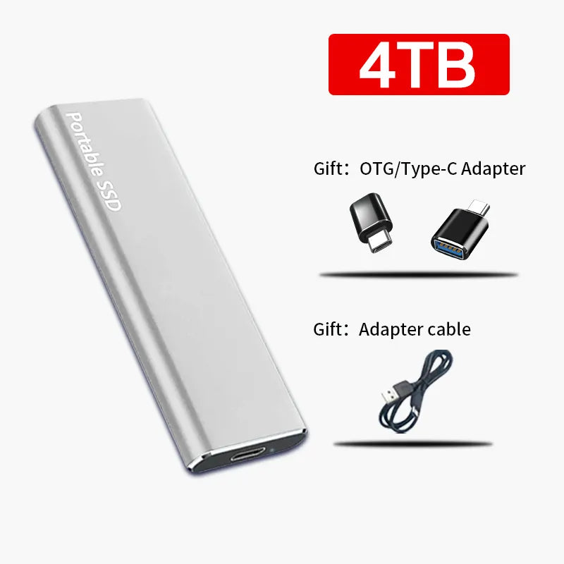 Externe SSD - Draagbaar - 4TB - Externe Harde Schijf - Externe Solid State Drive-Boetiek Moda