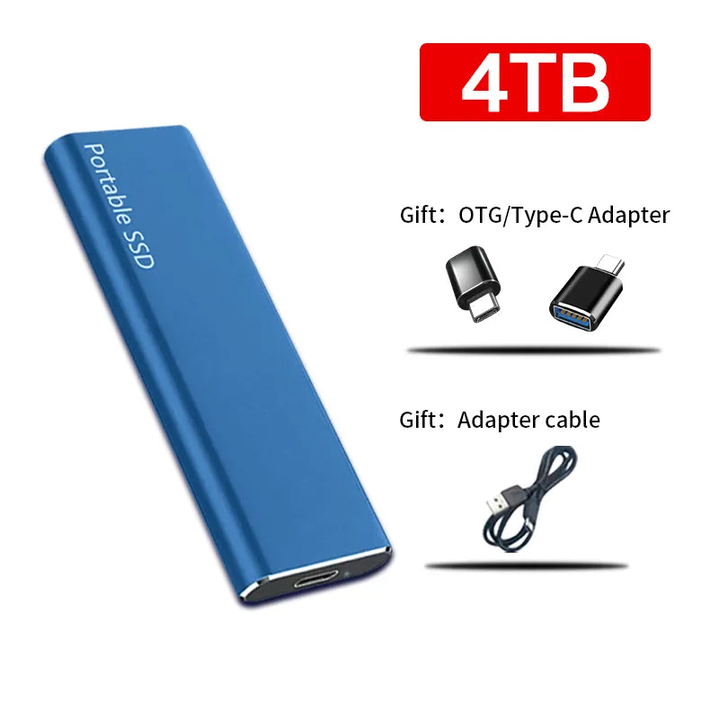Externe SSD - Draagbaar - 4TB - Externe Harde Schijf - Externe Solid State Drive-Boetiek Moda