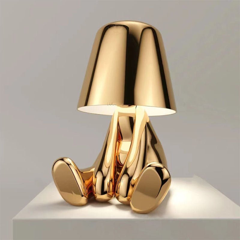 Figuur Lamp - Dimbare Ambience Goud Zilver Tafellamp-Boetiek Moda